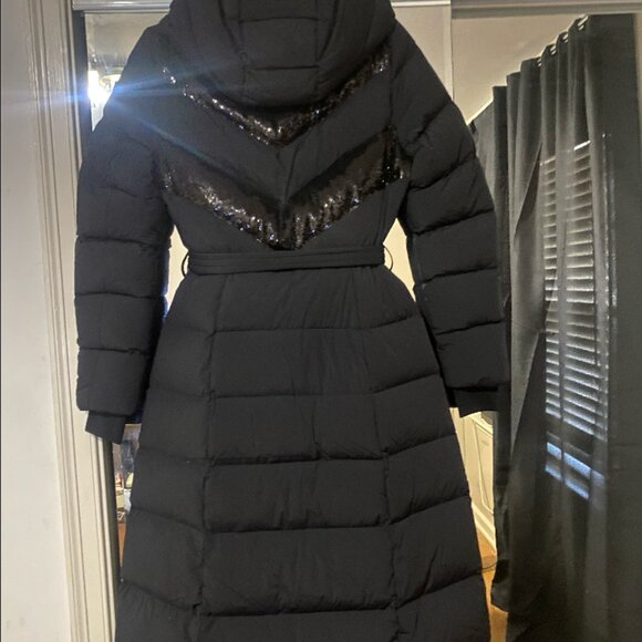 🔥🔥NWT Mackage Adina Down Long Winter Coat With Sequins! Gorgeous!! - Picture 7 of 16